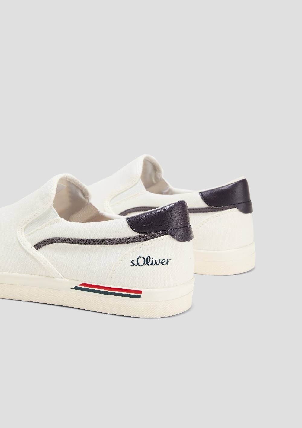 s.Oliver Textil-Slipper mit Gummisohle und Logo-Detail Exklusive Angebote