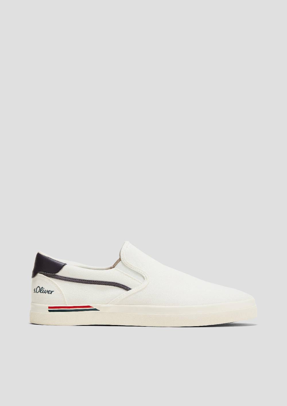 s.Oliver Textil-Slipper mit Gummisohle und Logo-Detail Exklusive Angebote
