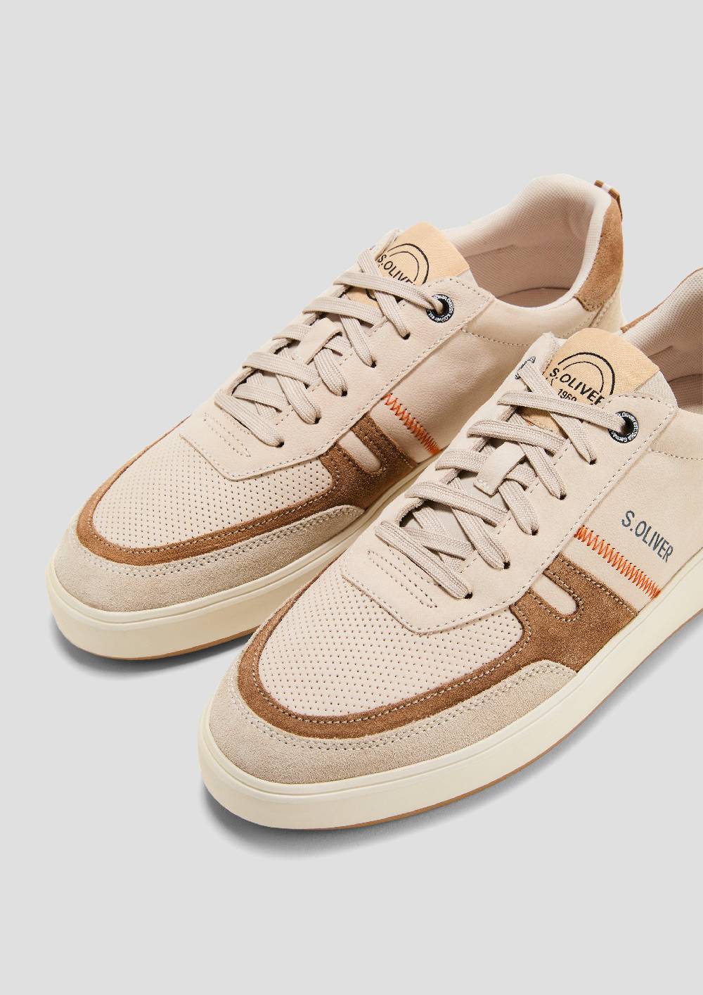 s.Oliver Sneaker aus Leder mit Logo-Detail Blitzangebot