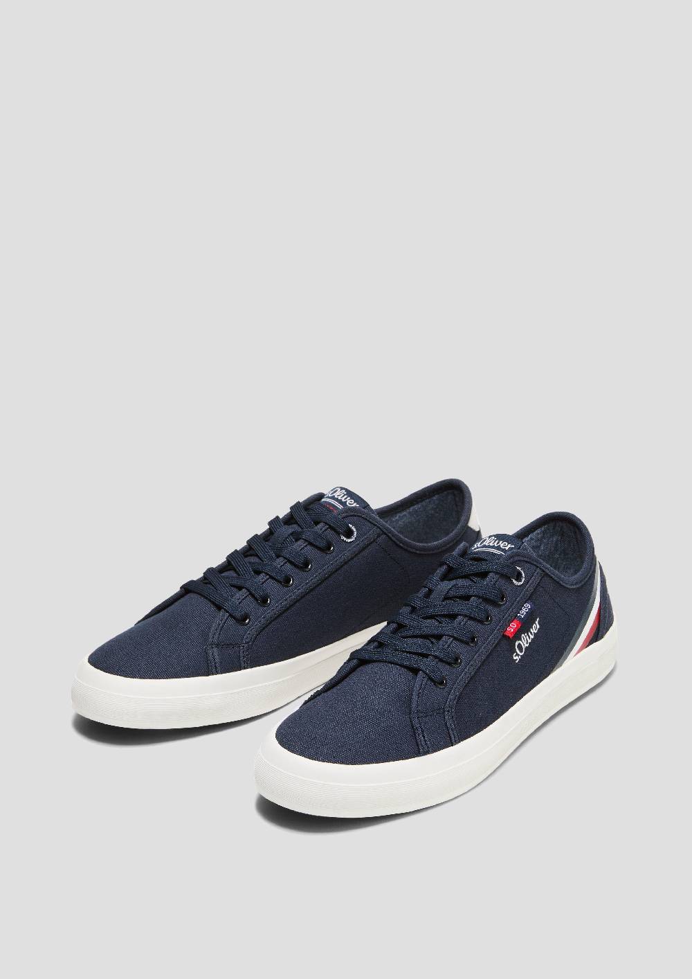 s.Oliver Sneaker mit Kontrast-Details und Logo Bestseller