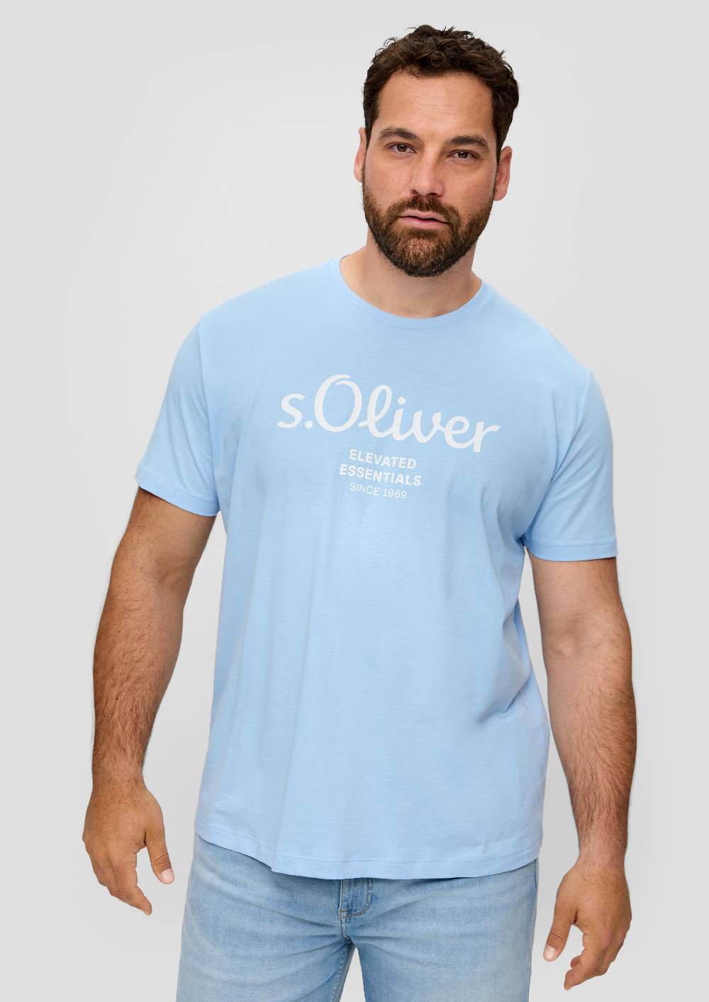 s.Oliver T-Shirt mit Label-Print Tiefpreis