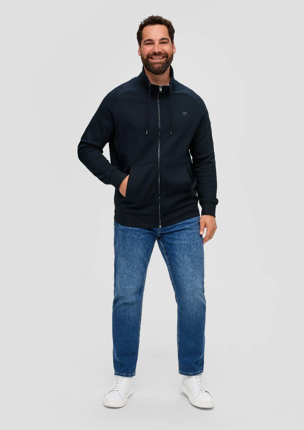 s.Oliver Sweatjacke mit Rollkragen Wochenangebot