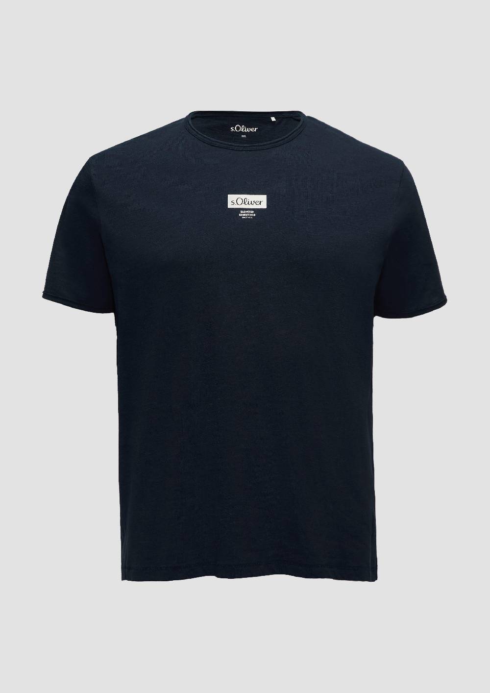 s.Oliver T-Shirt mit Flammgarnstruktur Kostenlose Rückgabe