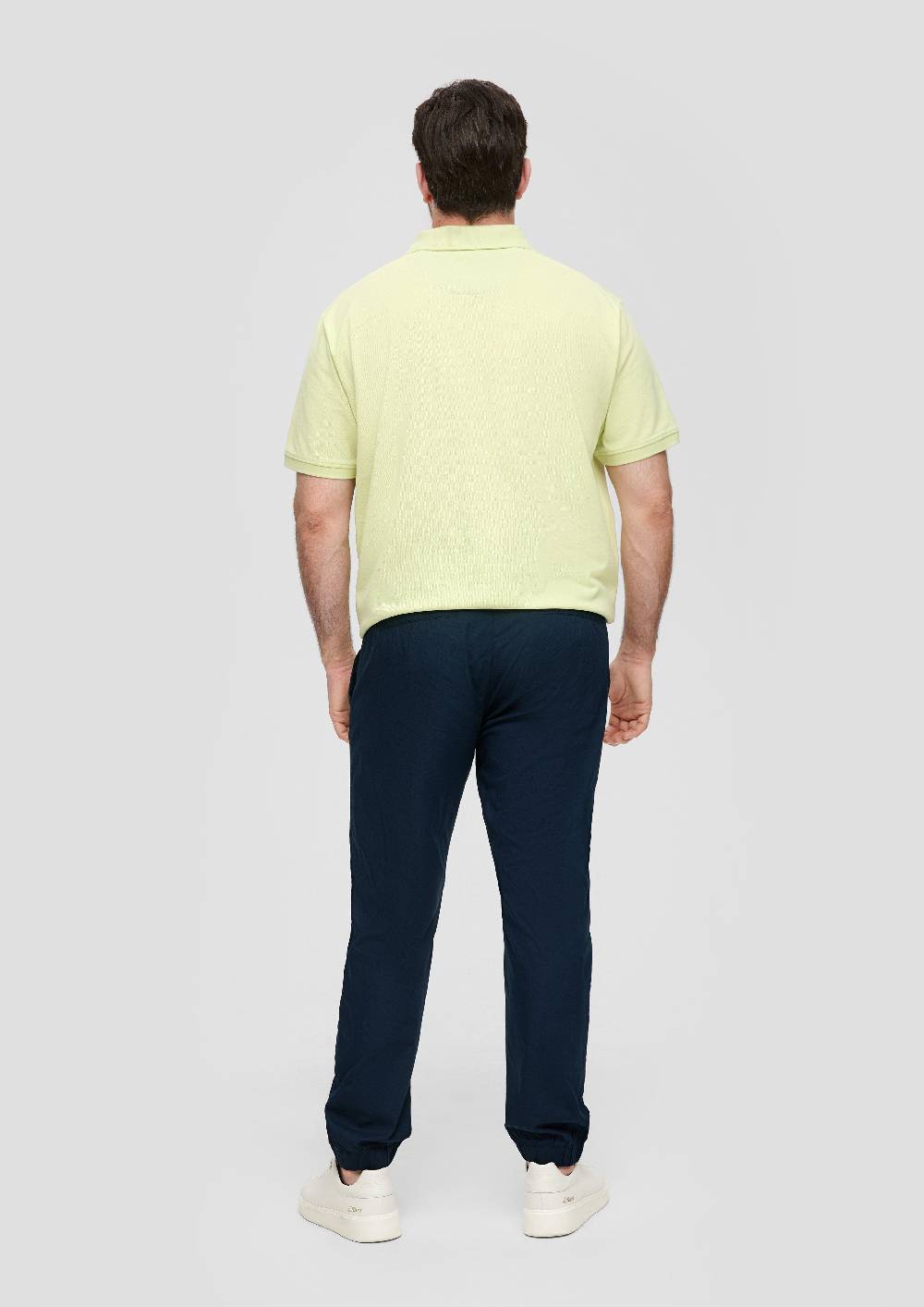 s.Oliver Baumwoll-Hose mit elastischem Bund und Print-Detail Letzte 3 Tage