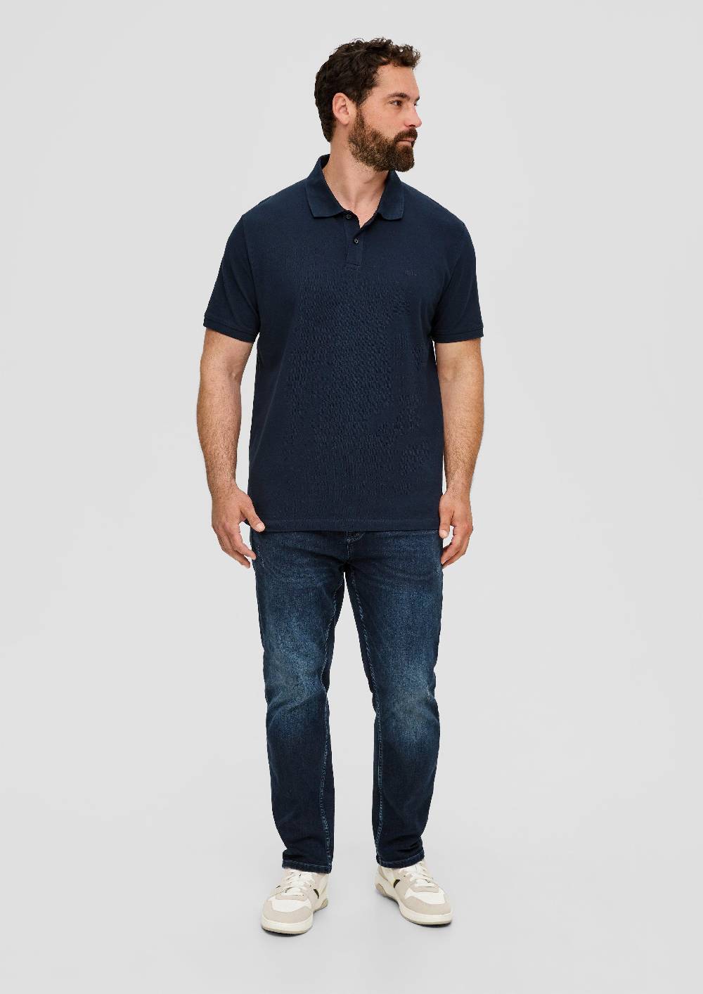s.Oliver Poloshirt aus Baumwollpiqué Neueste Stile