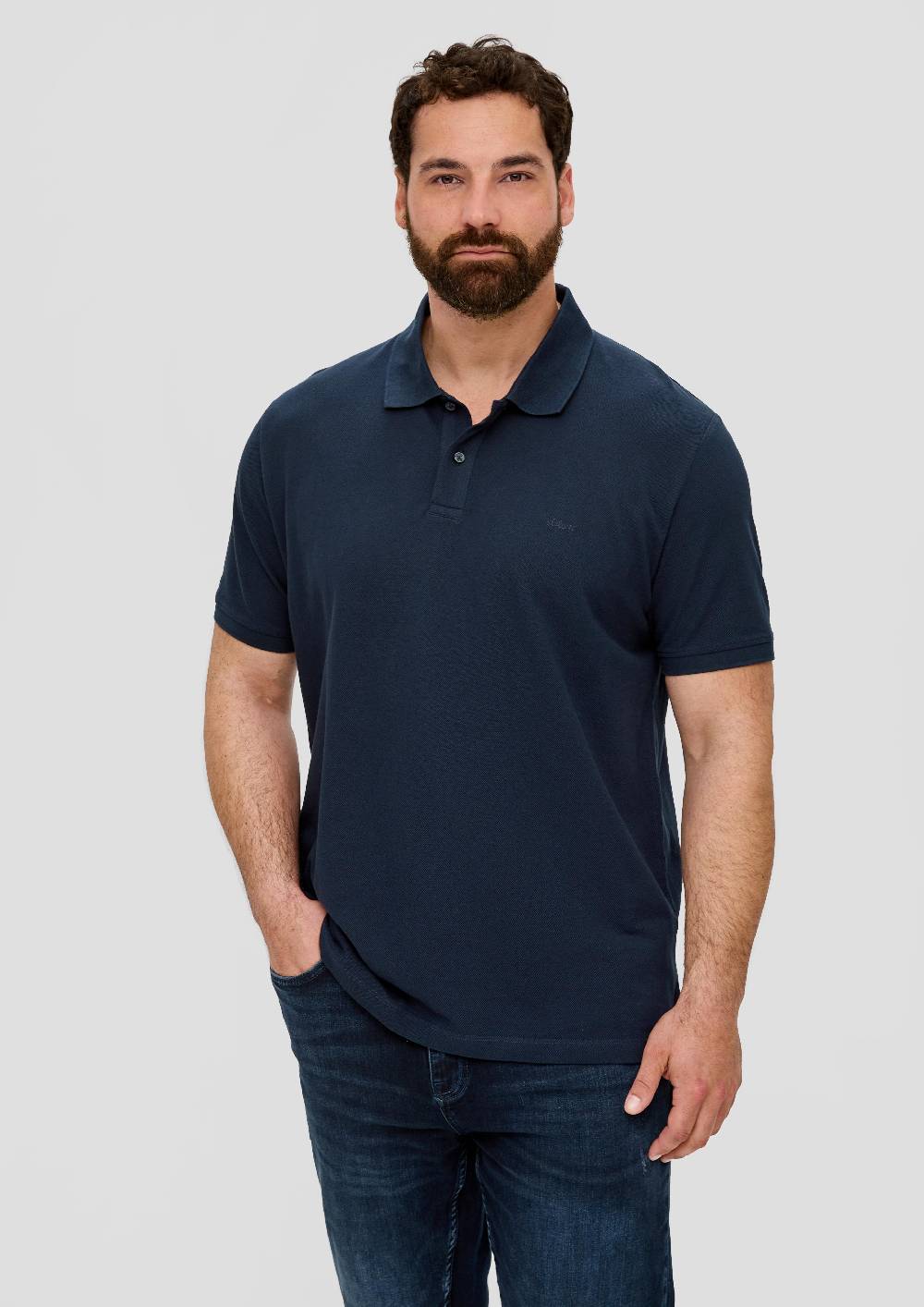 s.Oliver Poloshirt aus Baumwollpiqué Neueste Stile