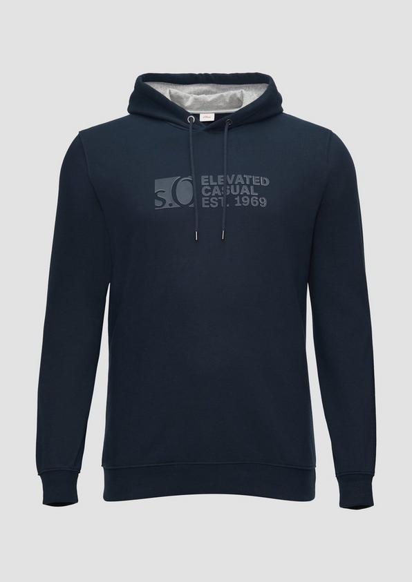 s.Oliver Kapuzen-Sweatshirt mit Logo-Print Letzte 2 Tage