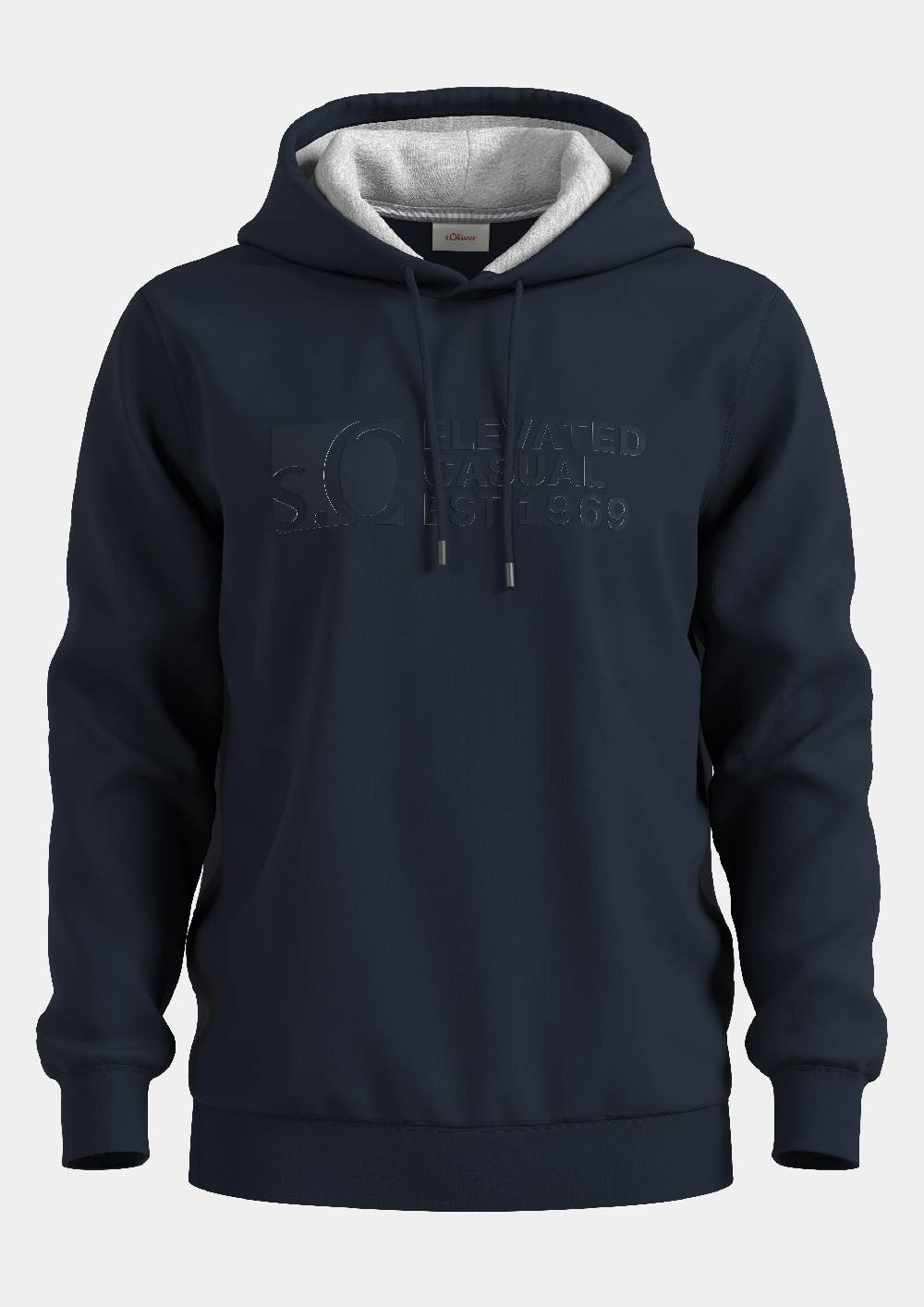 s.Oliver Kapuzen-Sweatshirt mit Logo-Print Letzte 2 Tage