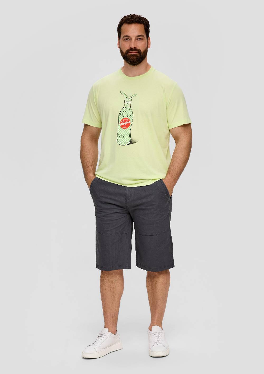 s.Oliver Jersey-T-Shirt mit Sinalco®-Print Letzter Tag