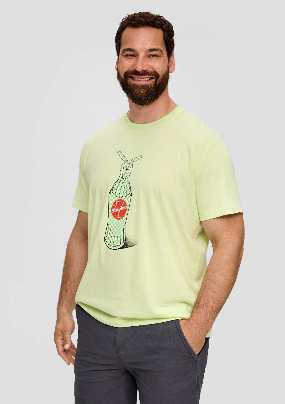 s.Oliver Jersey-T-Shirt mit Sinalco®-Print Letzter Tag