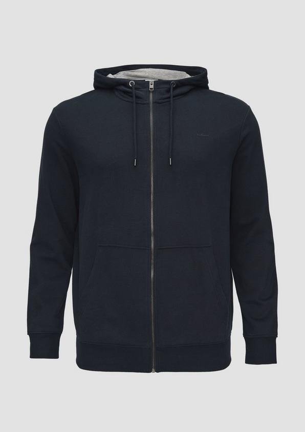 s.Oliver Sweatshirt-Jacke mit Kapuze und Logo Bis zu 50% Rabatt