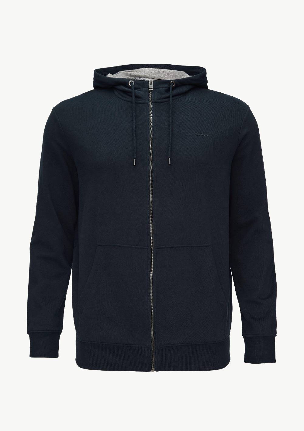 s.Oliver Sweatshirt-Jacke mit Kapuze und Logo Bis zu 50% Rabatt