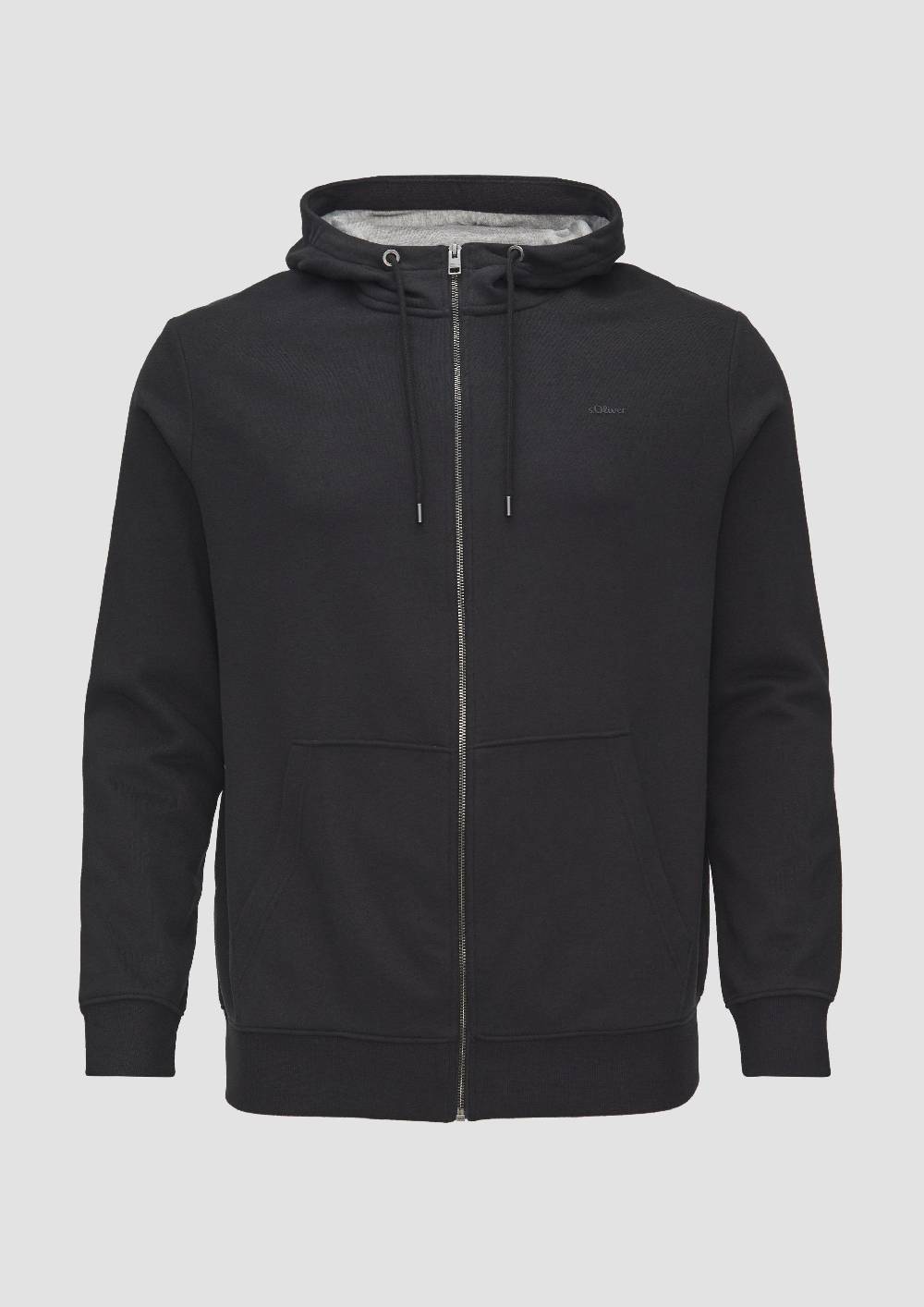 s.Oliver Sweatshirt-Jacke mit Kapuze und Logo Vierteljährliche Förderung