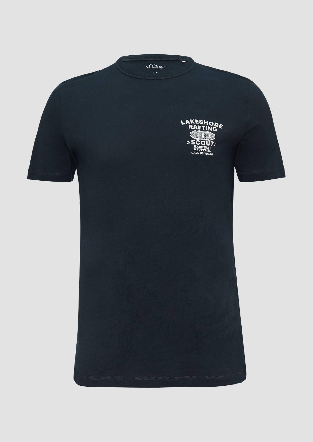 s.Oliver Baumwollshirt mit Frontprint Riesige Rabatte