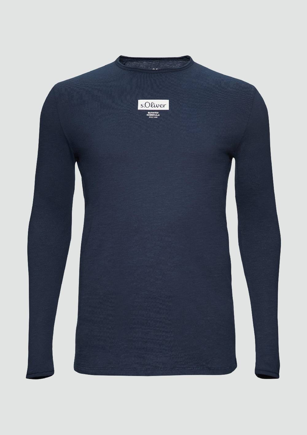 s.Oliver Longsleeve mit Label-Print Speichern exportieren
