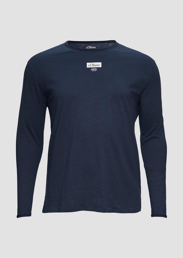 s.Oliver Longsleeve mit Print-Detail