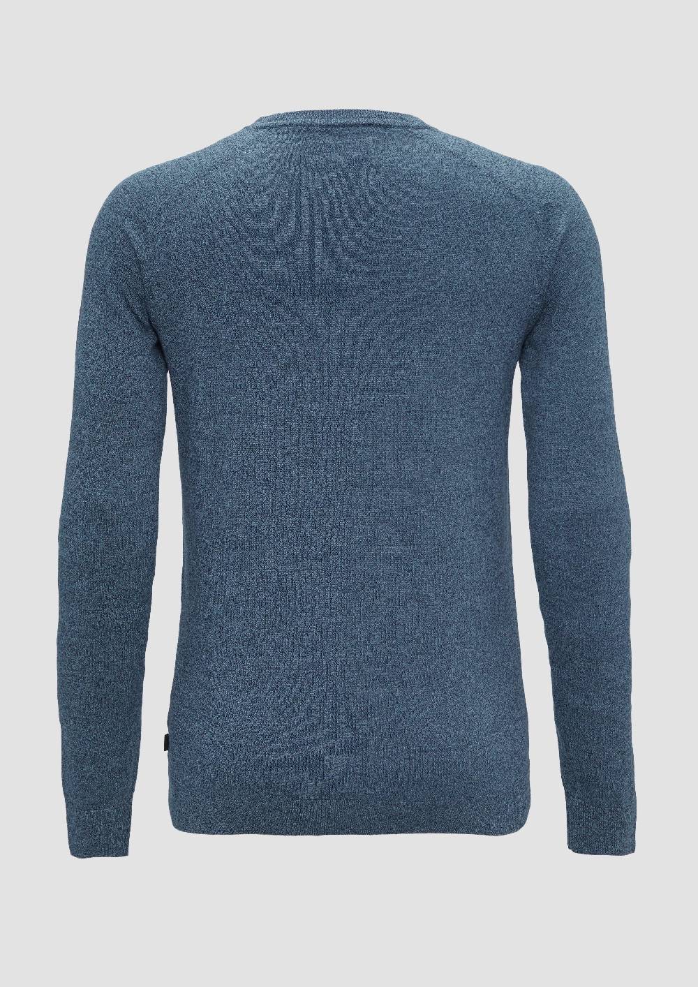s.Oliver Strickpullover mit Rippbündchen im Angebot