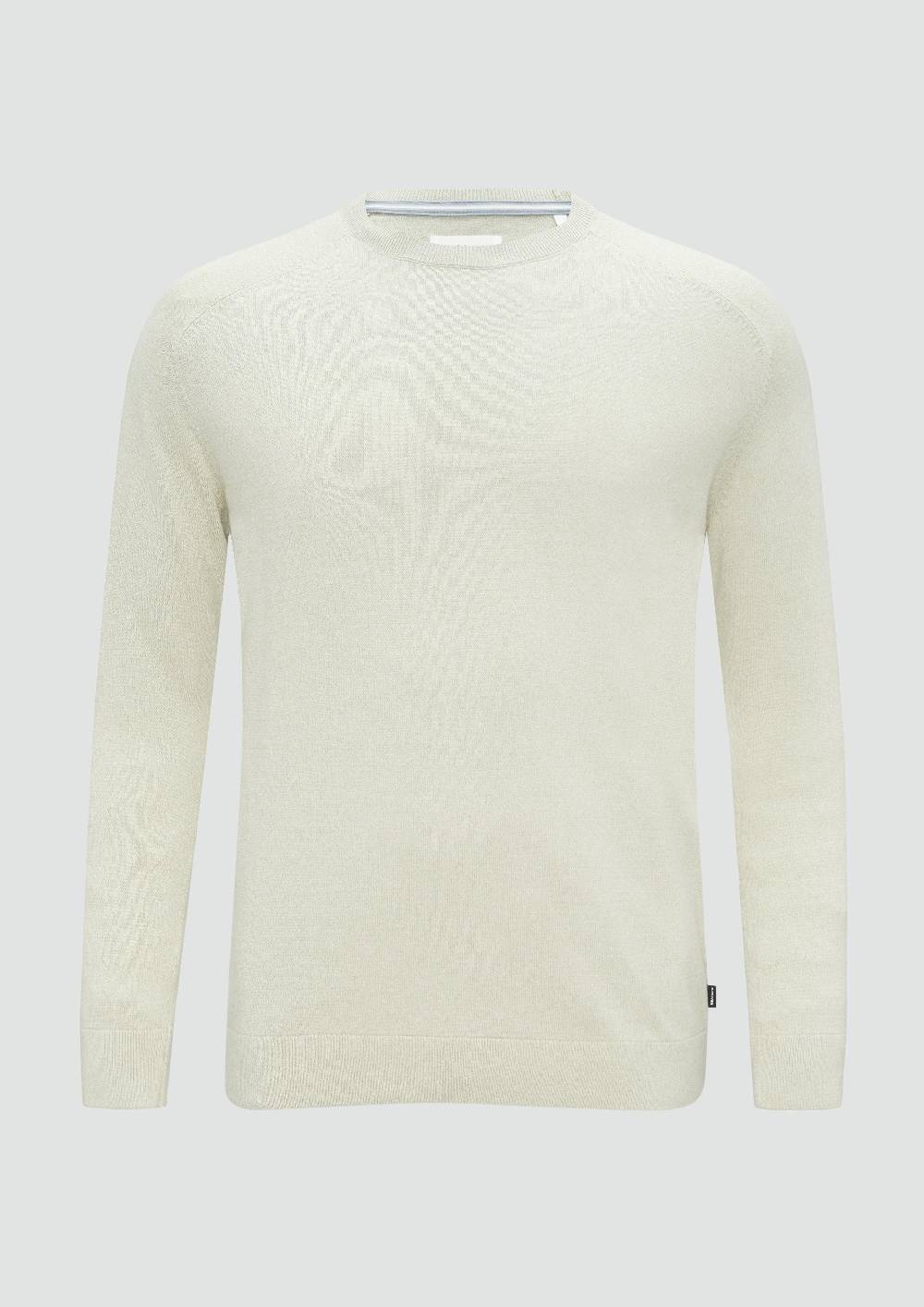 s.Oliver Strickpullover mit Rippbündchen Schlussverkauf
