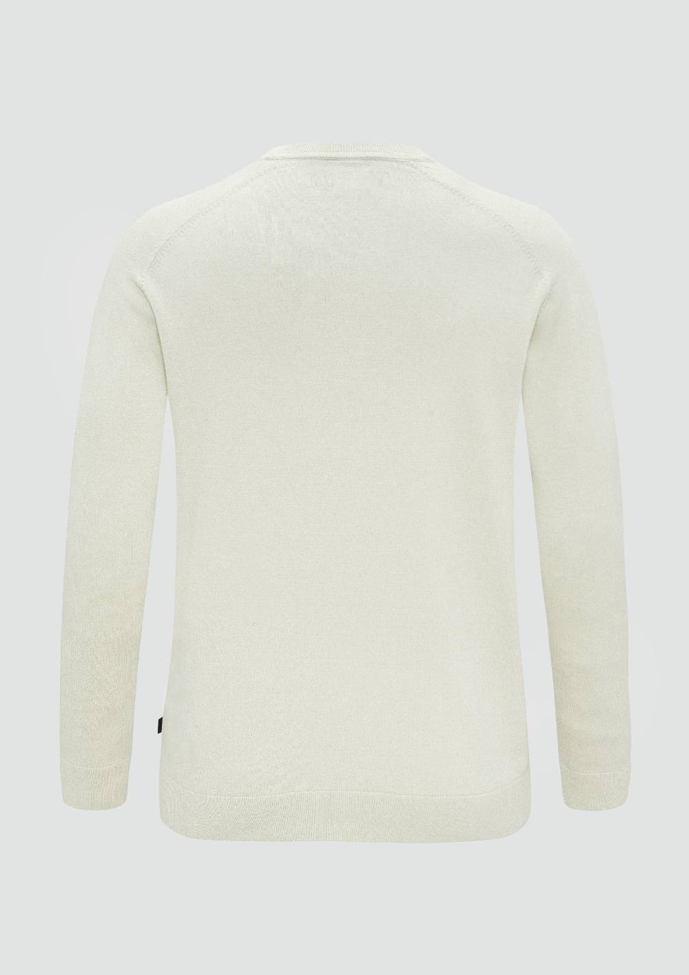 s.Oliver Strickpullover mit Rippbündchen Schlussverkauf