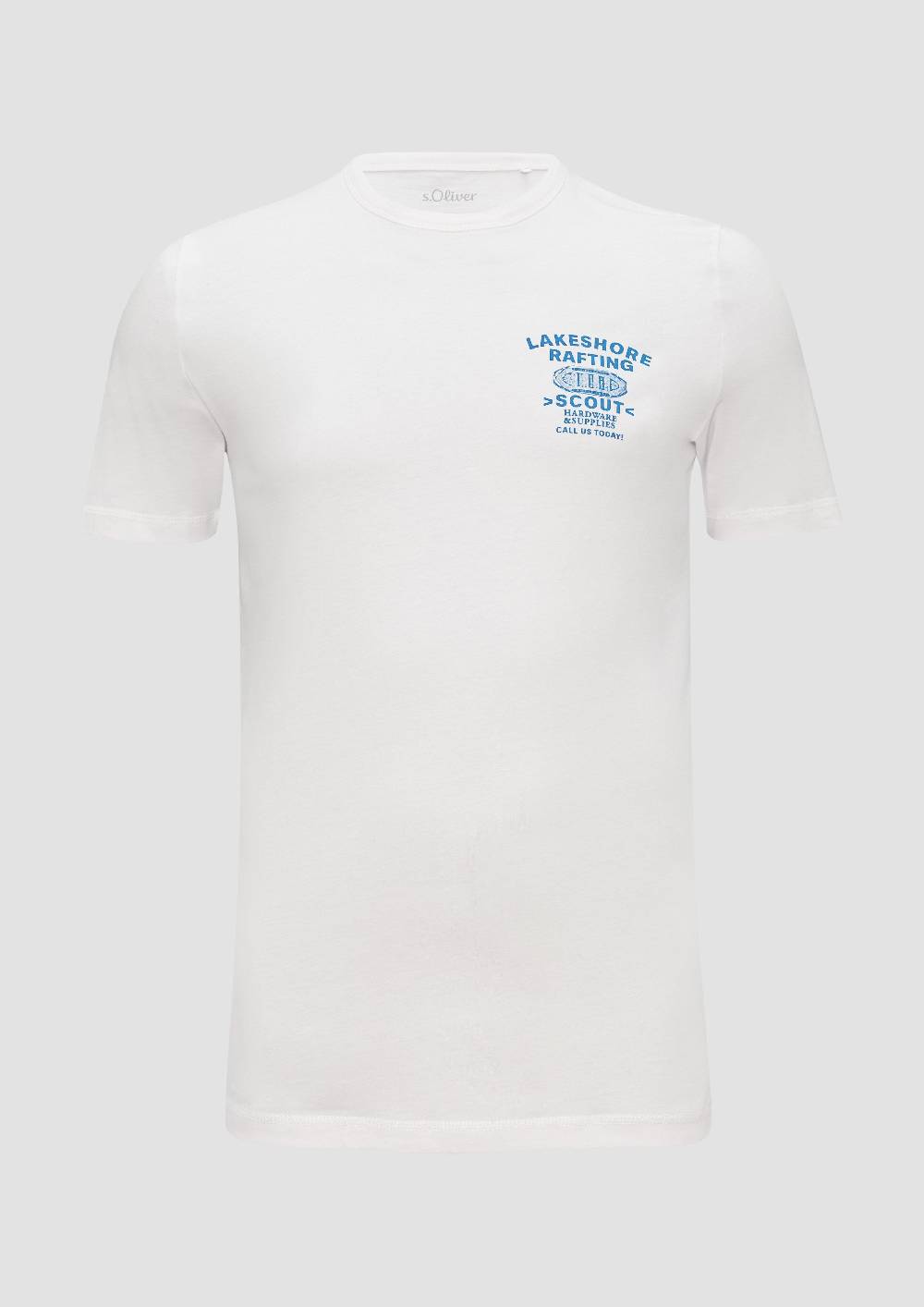 s.Oliver Baumwollshirt mit Frontprint Fabrikpreis