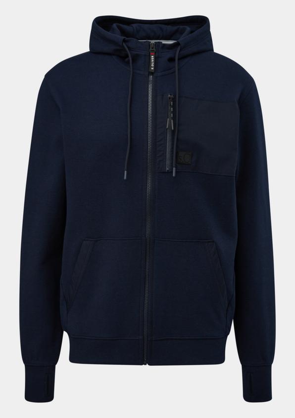 s.Oliver Weiche Sweatshirt-Jacke mit Kapuze Online Shopping