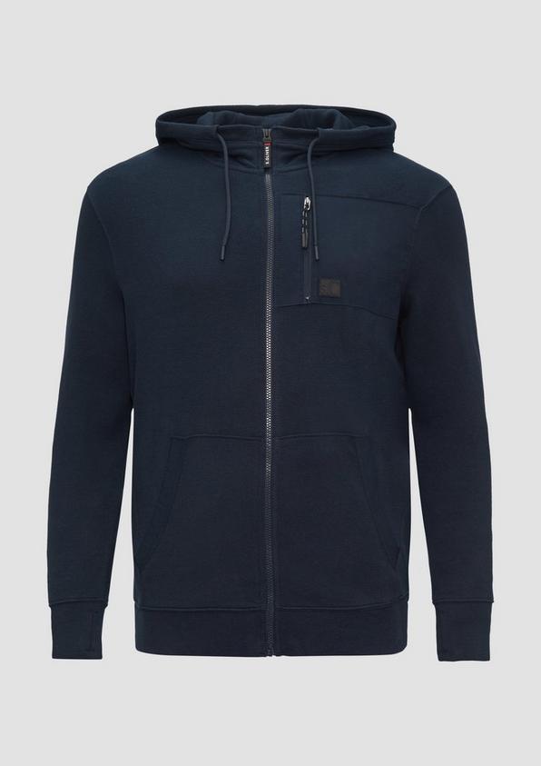 s.Oliver Weiche Sweatshirt-Jacke mit Kapuze Exklusivangebot