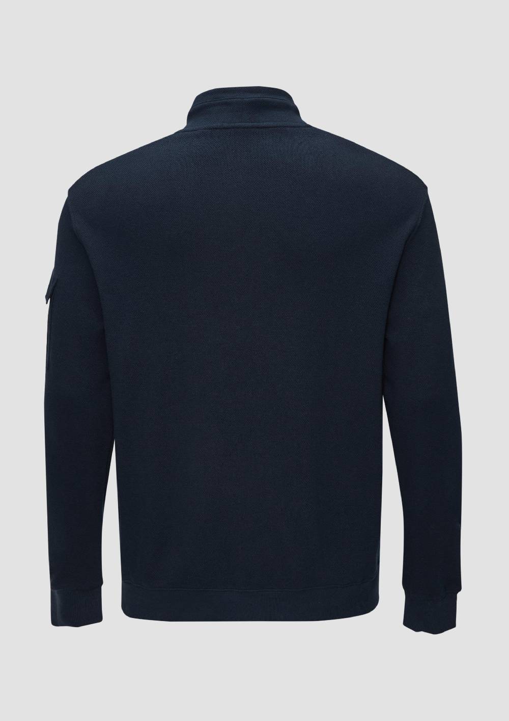 s.Oliver Sweatshirt mit Kängurutasche und Stehkragen Black Friday