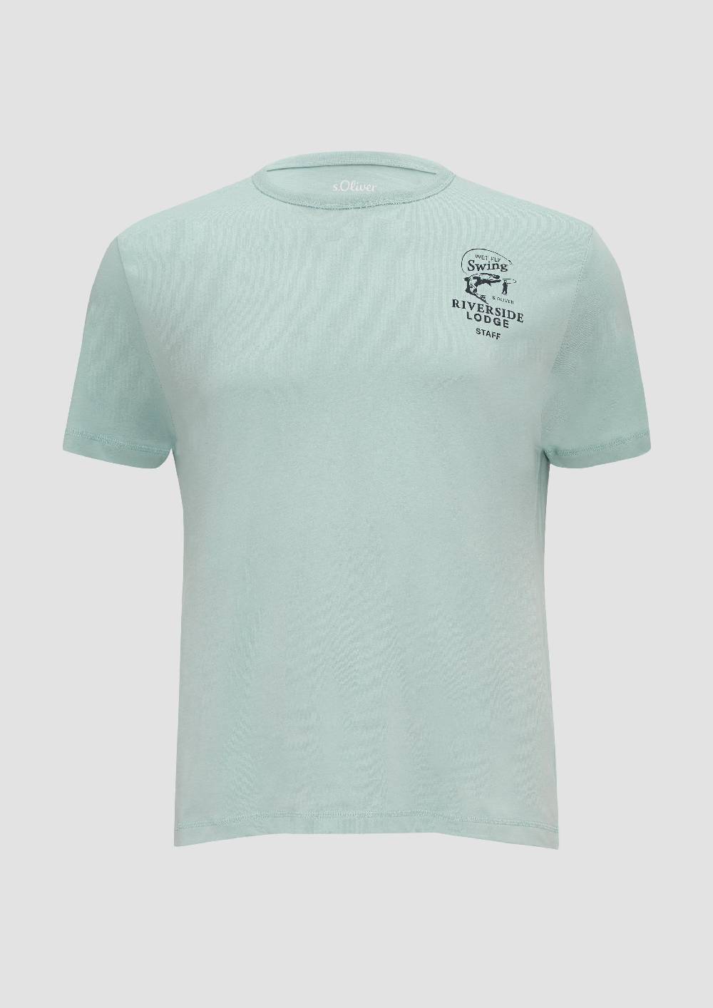 s.Oliver Baumwollshirt mit Frontprint Osterangebot