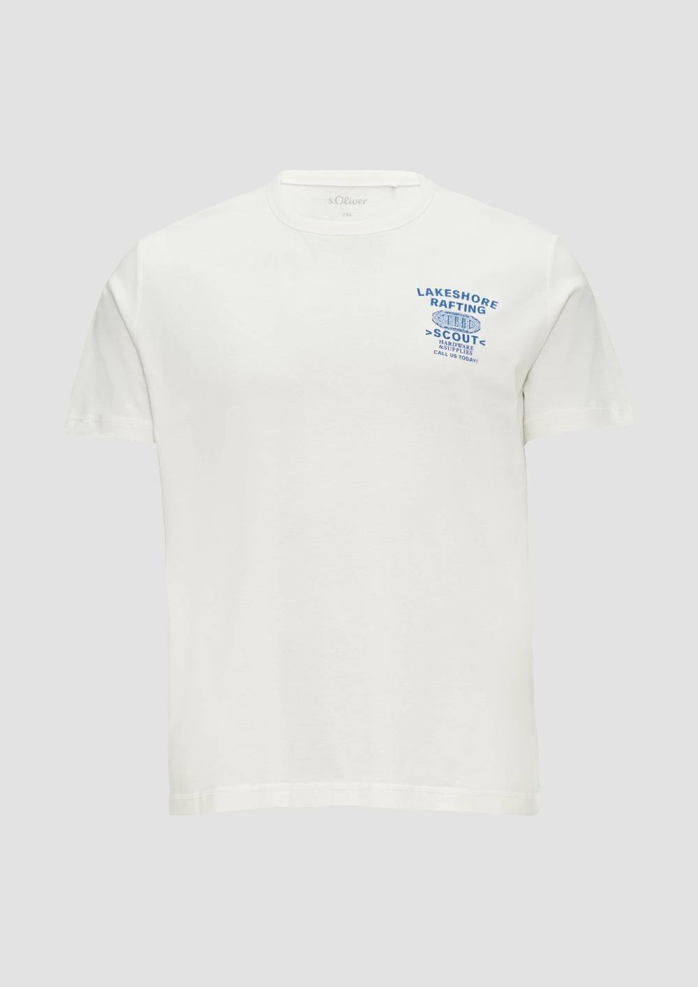 s.Oliver Baumwollshirt mit Frontprint Vatertagsangebot