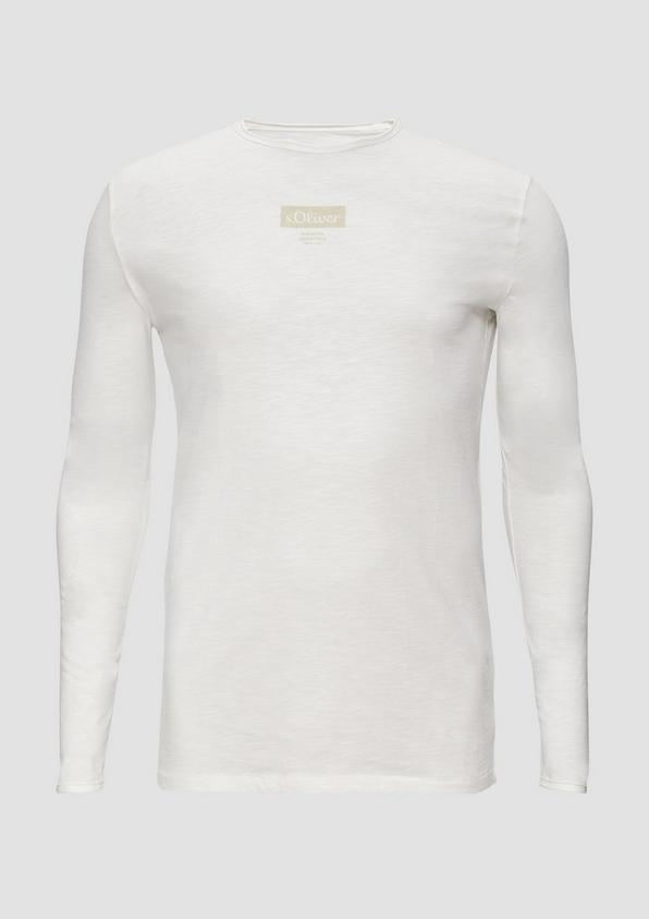 s.Oliver Longsleeve mit Label-Print Top Angebot