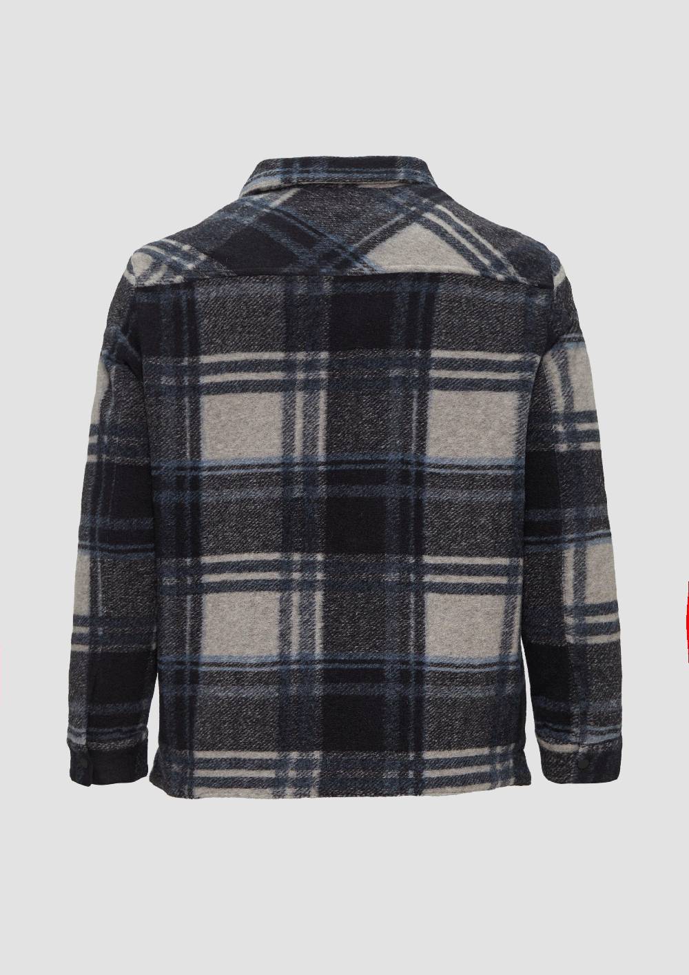 s.Oliver Karierte Hemdjacke aus Wollmix Neuheiten