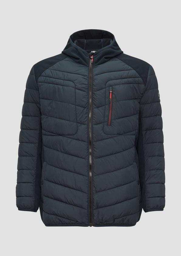 s.Oliver Pufferjacke aus Softshell mit Kontrast-Details Tägliche Deals