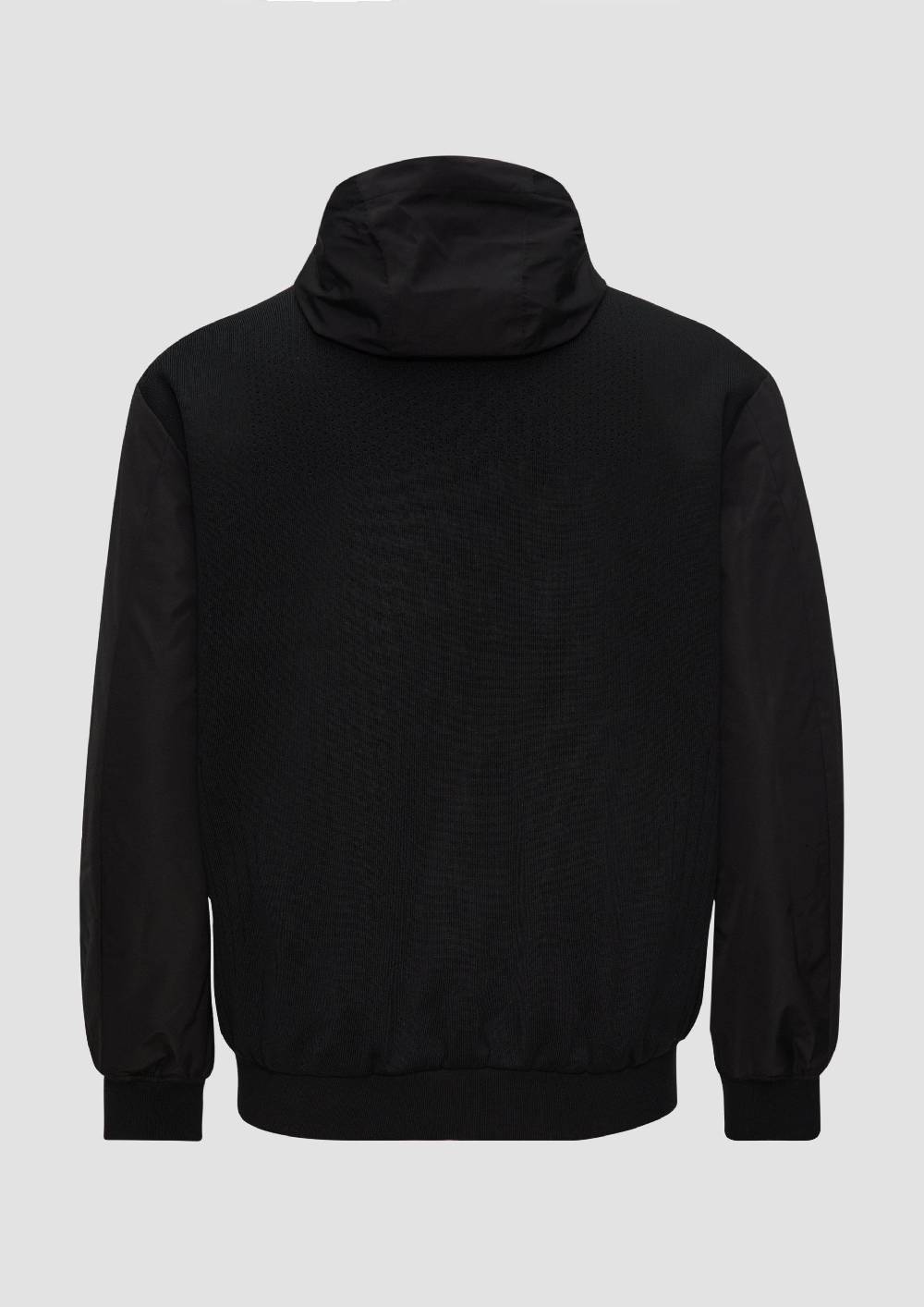s.Oliver Hybrid-Jacke mit Strickelementen Tiefpreis