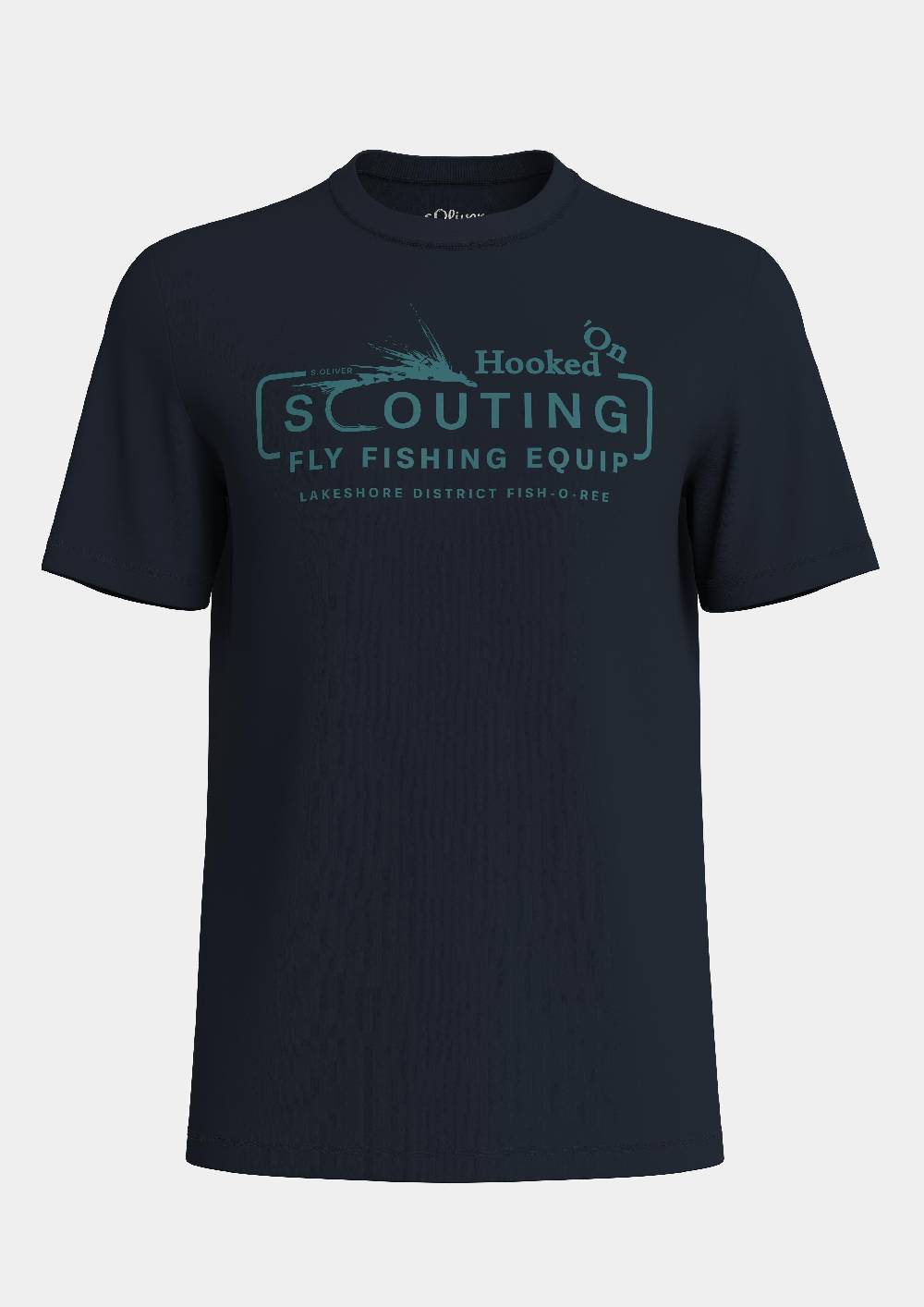 s.Oliver Baumwollshirt mit Frontprint Begrenzte Freigabe