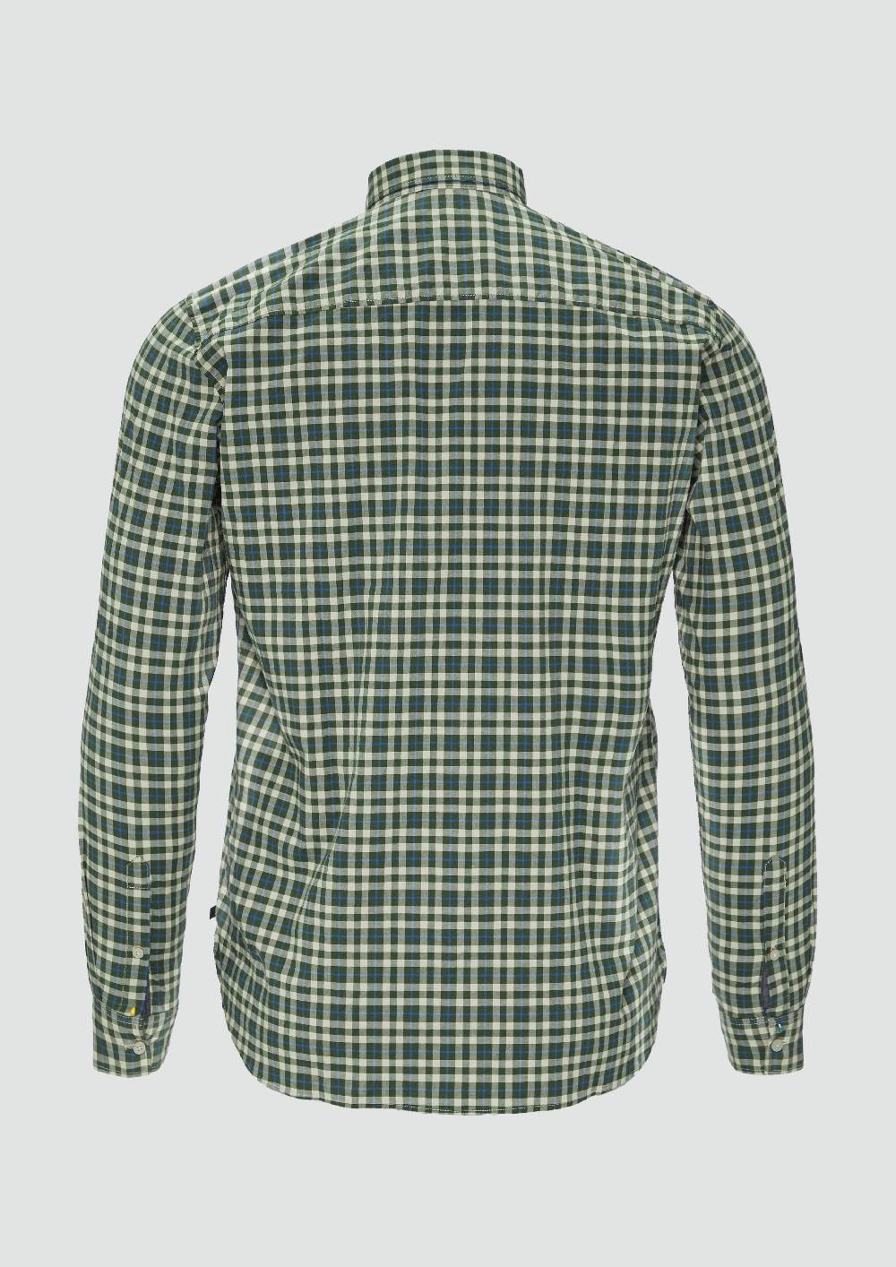 s.Oliver Gemustertes Hemd mit Button-Down-Kragen Letzte 3 Tage