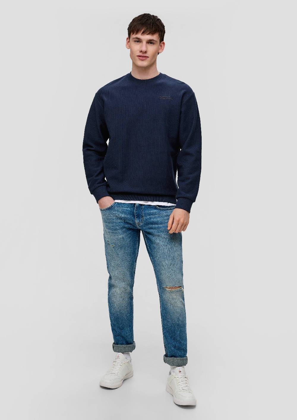 s.Oliver Sweatshirt mit Rippstruktur Letzter Tag