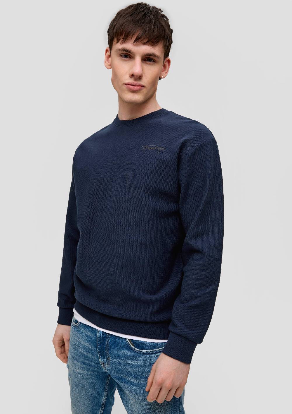 s.Oliver Sweatshirt mit Rippstruktur Letzter Tag