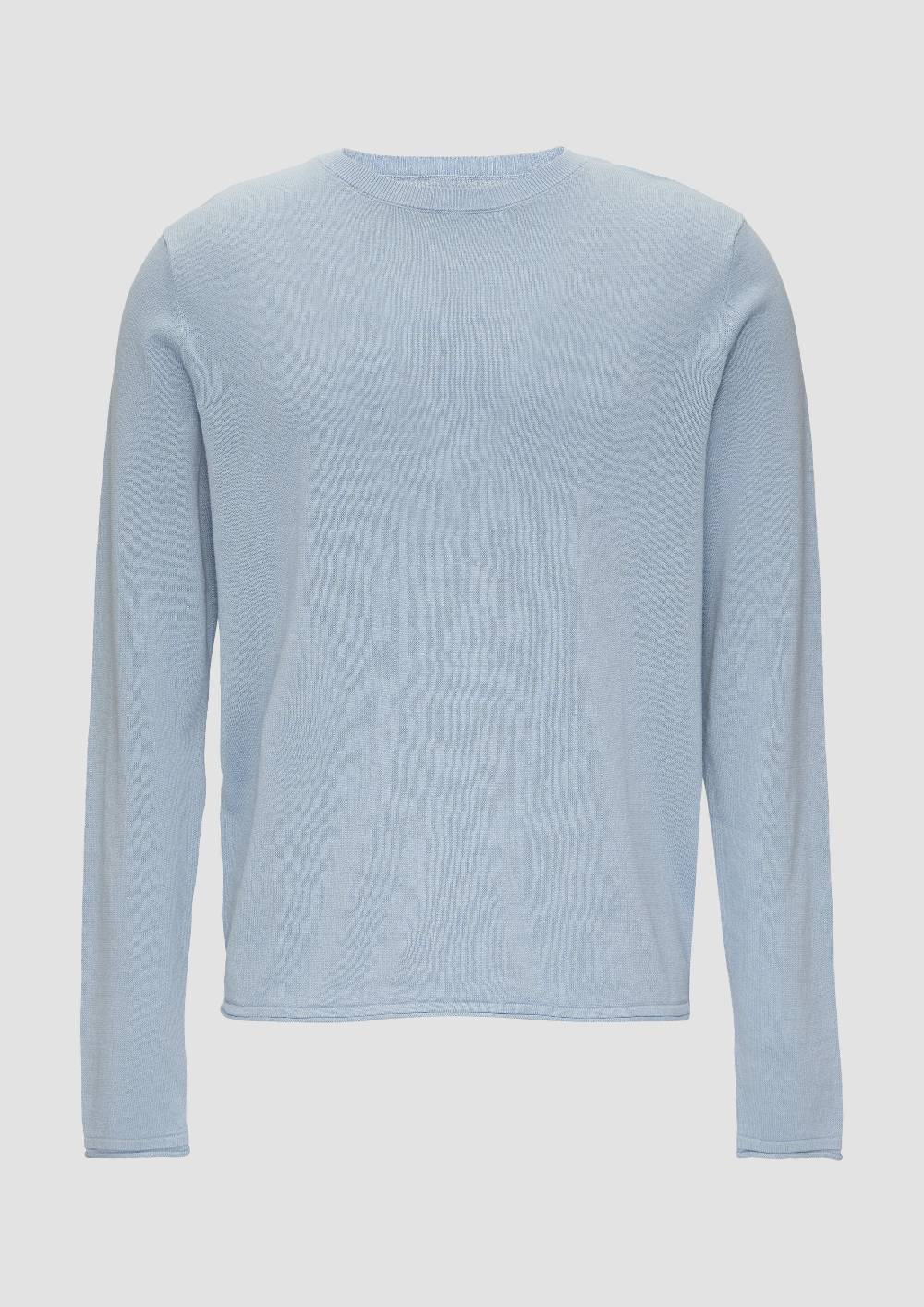 s.Oliver Strickpullover mit Rollsaum und Wascheffekt Zeitbegrenzte Promotion