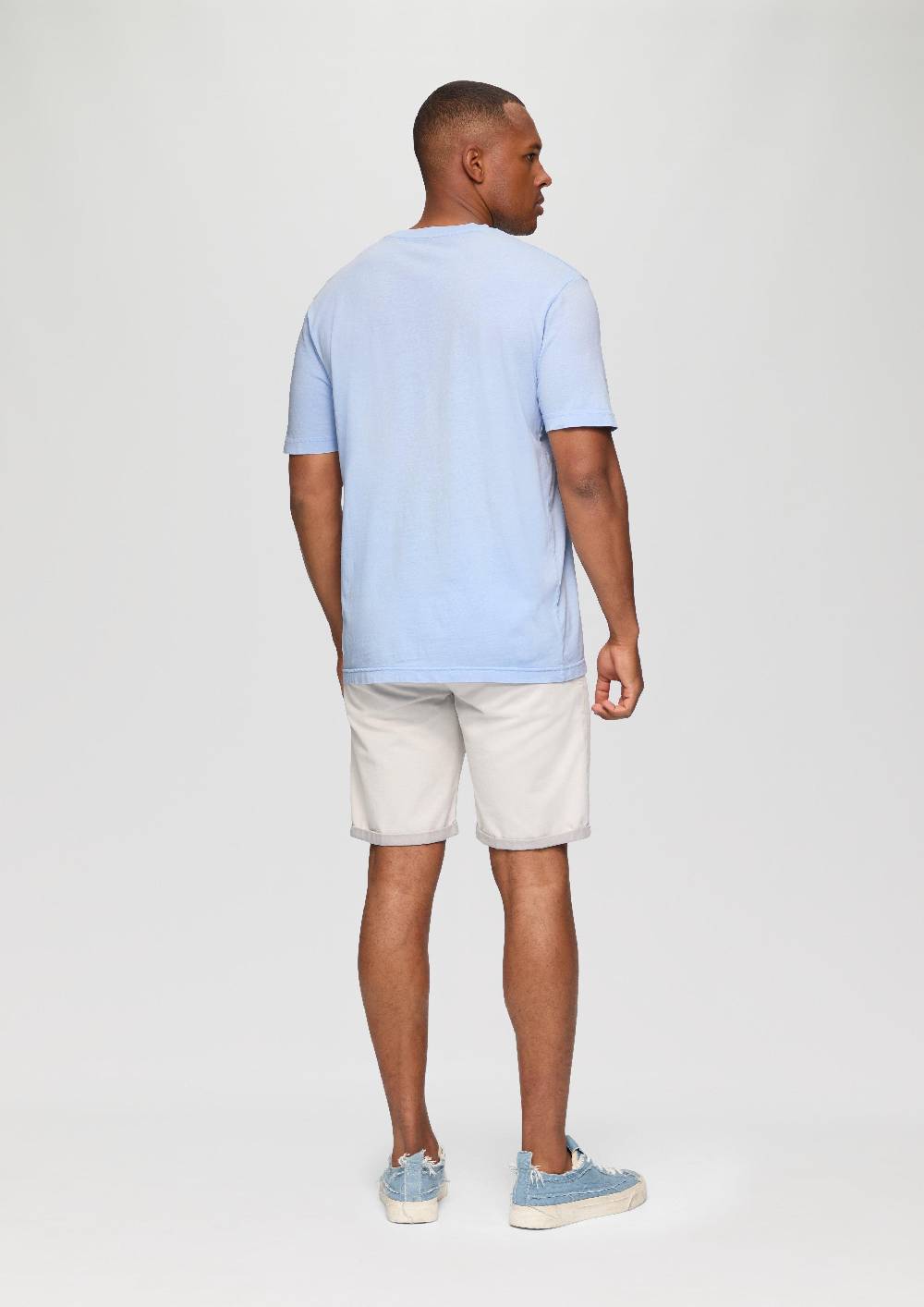 s.Oliver Gewaschenes T-Shirt mit Frontprint Bis zu 50% Rabatt