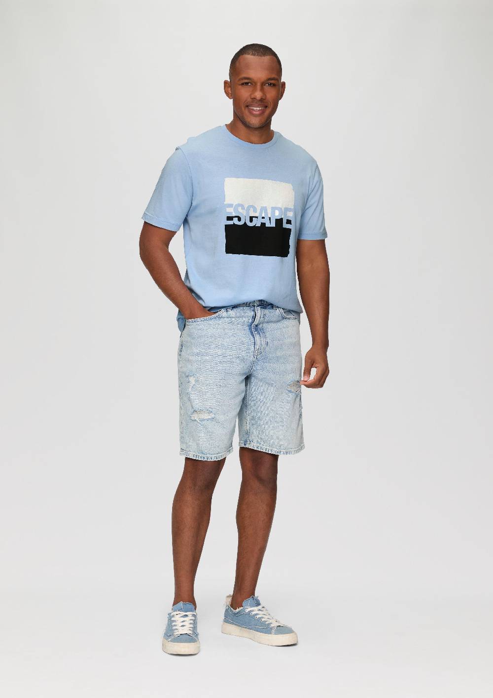 s.Oliver T-Shirt aus Jersey mit Frontprint Bis zu 55% Rabatt