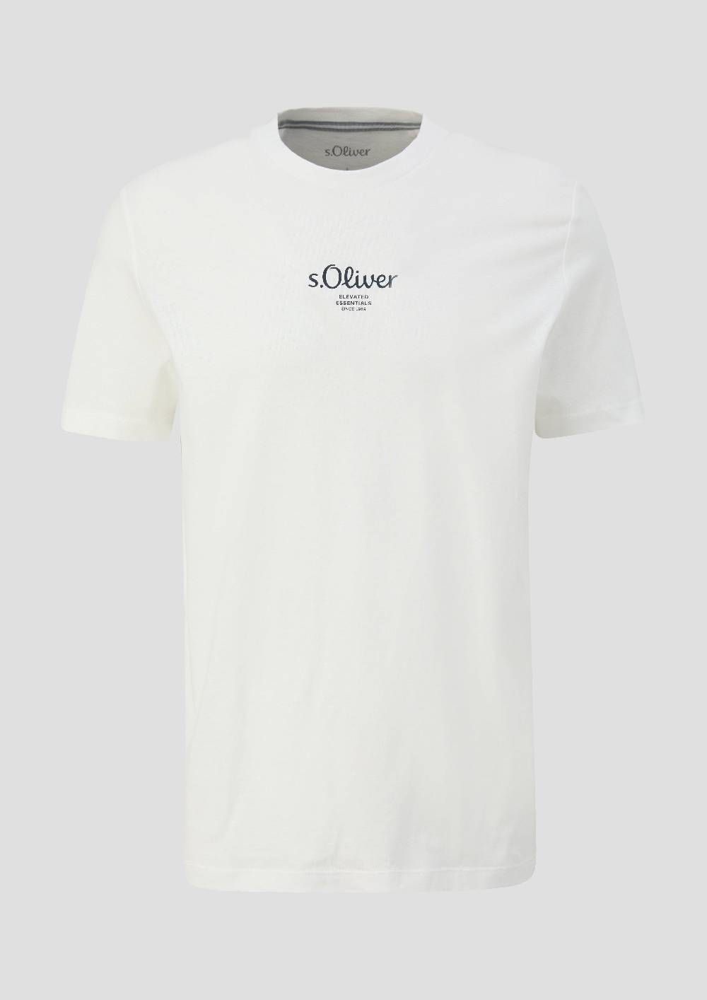 s.Oliver T-Shirt mit Logo-Print Clearance-Verkauf