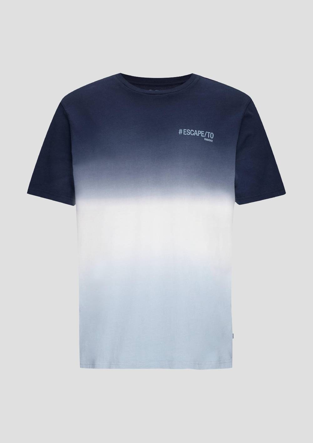s.Oliver Baumwoll-T-Shirt mit Farbverlauf Kostenloser Versand international