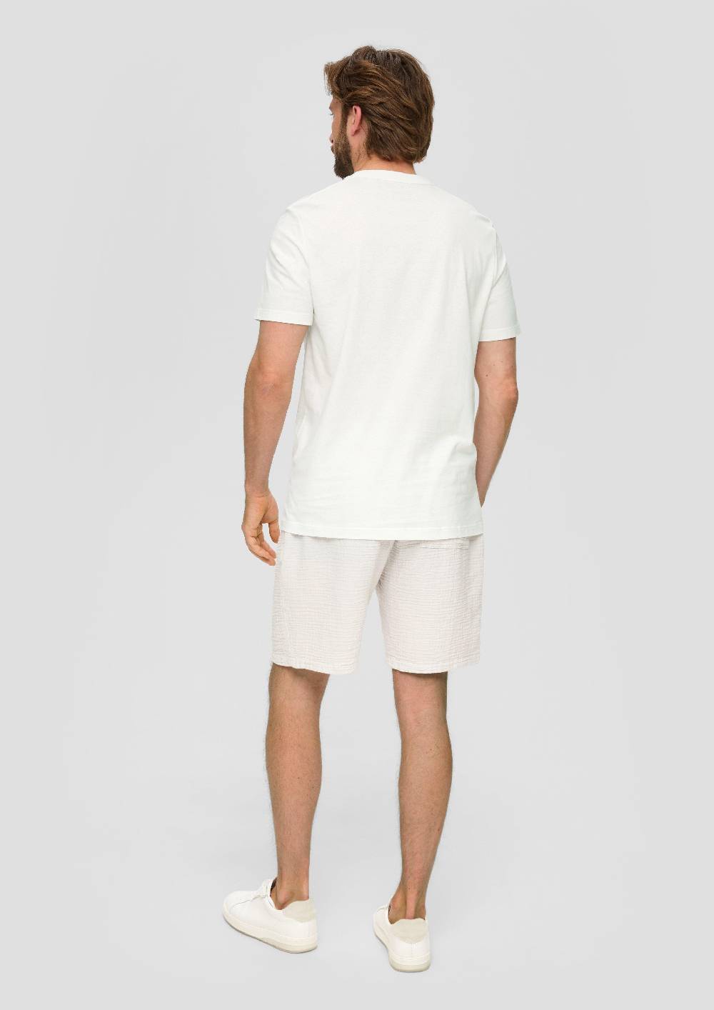 s.Oliver Baumwoll-T-Shirt mit Frontprint Speichern exportieren
