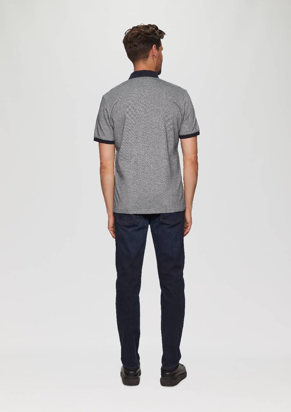 s.Oliver Poloshirt aus Baumwollpiqué mit Kontrast-Details Rabatte dieses Monats