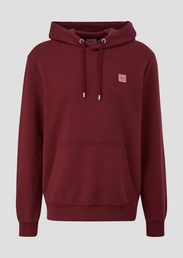 s.Oliver Kapuzensweatshirt mit Logo-Detail