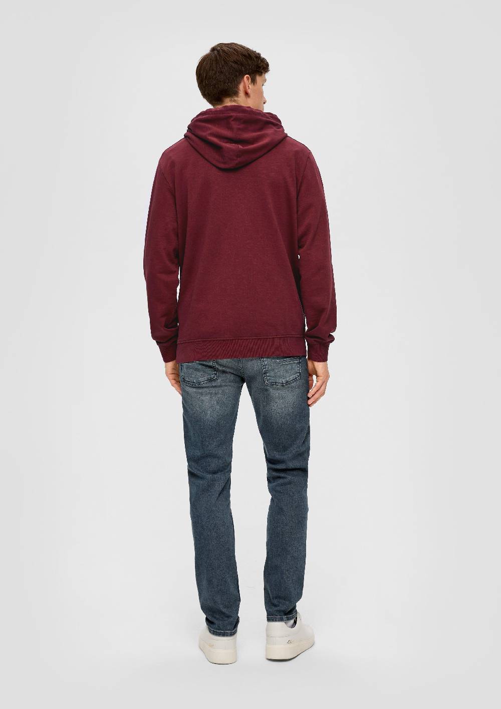 s.Oliver Kapuzensweatshirt mit Logo-Detail Online