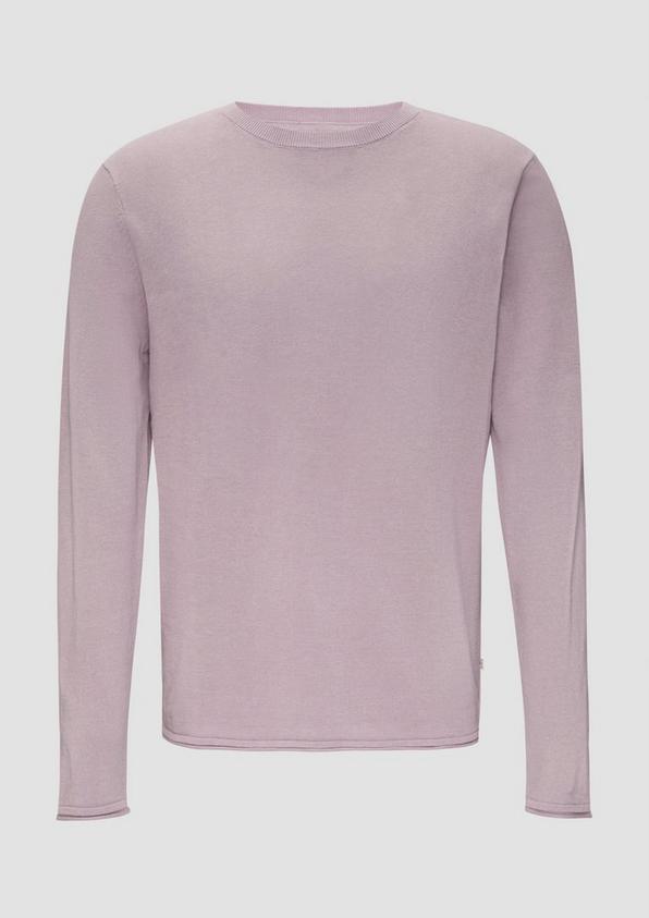s.Oliver Strickpullover mit Rollsaum und Wascheffekt Angebote