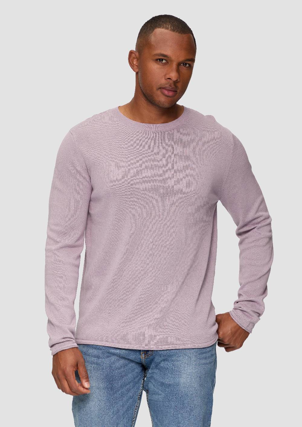 s.Oliver Strickpullover mit Rollsaum und Wascheffekt Angebote