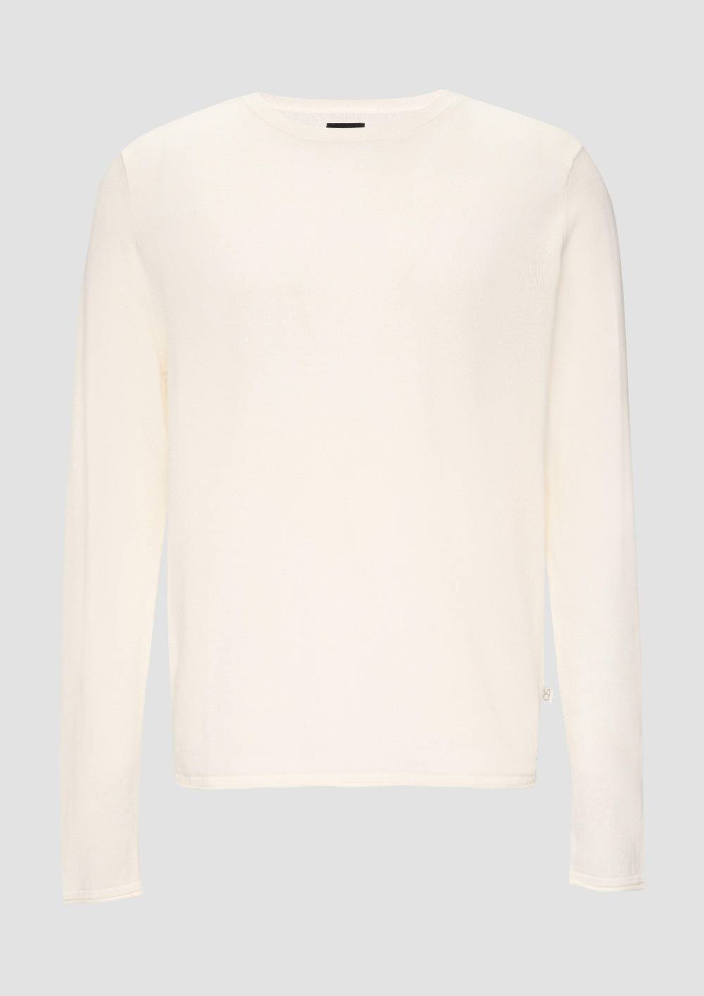 s.Oliver Strickpullover mit Rollsaum und Wascheffekt Hotsell