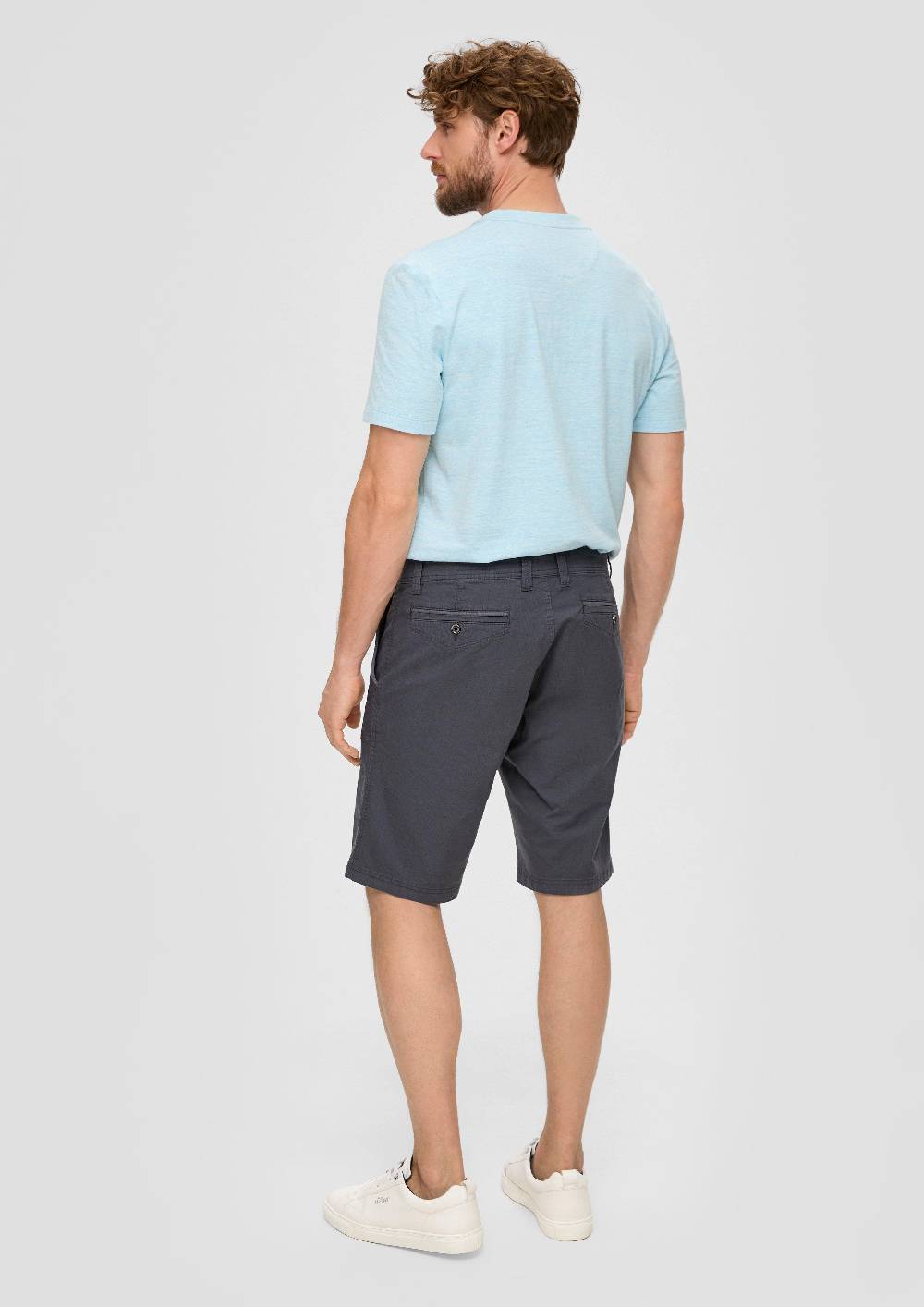 s.Oliver Chino-Shorts aus Baumwollstretch mit Straight Leg im Angebot